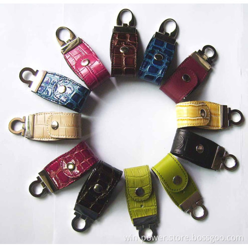 Wholesale Price Leather USB Flash Drive 091
